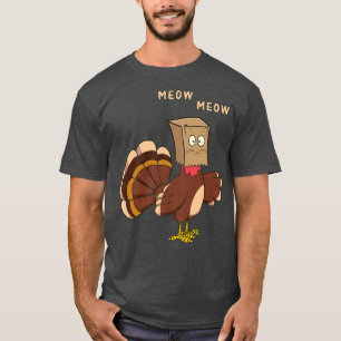 Funny Erntedank Türkei Fake Cat Erntedank Ca T-Shirt