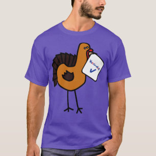 Funny Erntedank Türkei mit geimpftem Zeichen T-Shirt