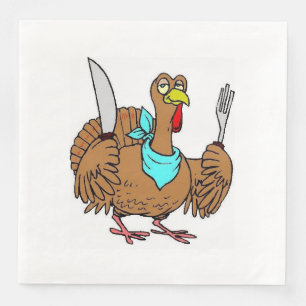Funny Erntedank Türkei Serviette
