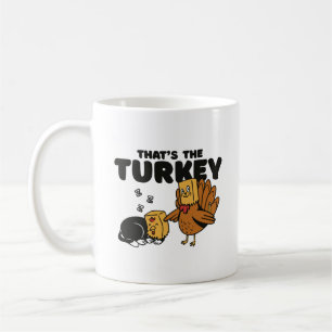 FUNNY ERNTEDANK TÜRKEY CAT, DAS IST DIE TÜRKEI KAFFEETASSE