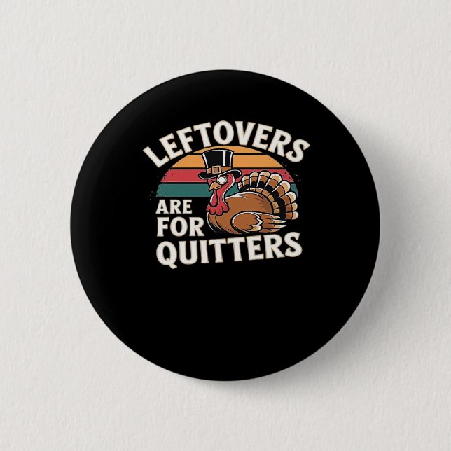 Funny Erntedank Turkey Design - "Liebhaber des Leb Button (Vorderseite)