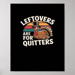 Funny Erntedank Turkey Design - "Liebhaber des Leb Poster