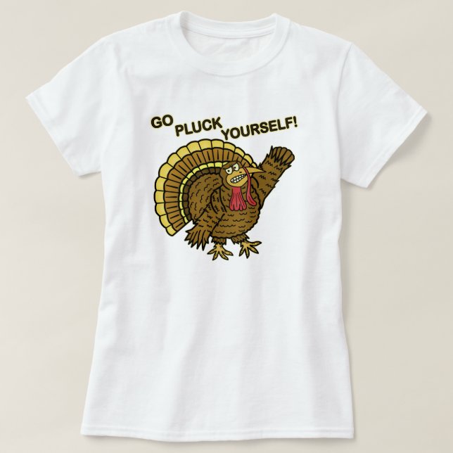 Funny Erntedank Turkey Pub T-Shirt (Design vorne)