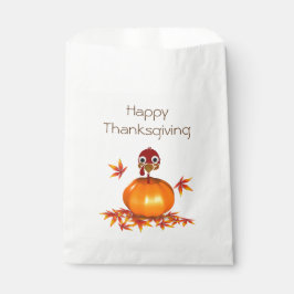 Funny Erntedank Turkey - Pumpkin - Gefälligkeitsta Geschenktütchen