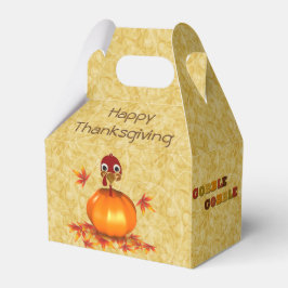 Funny Erntedank Turkey Pumpkin Gevor Box Gable Geschenkschachtel