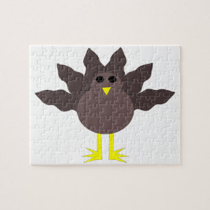 Funny Erntedank Turkey Puzzle
