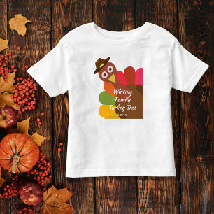 Funny Erntedank Turkey Trot Matching Family Kleinkind T-shirt