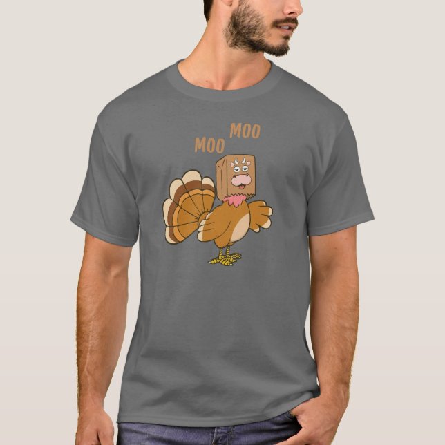 Funny Erntedank TurkeyDay Joke T-Shirt (Vorderseite)
