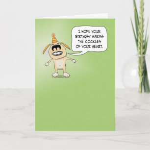 Funny erwärmen Sie die Cockles Ihres Herzens zum G Karte