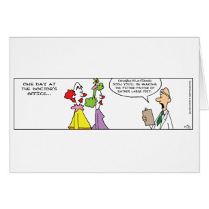 Funny erwartet Clown-Eltern