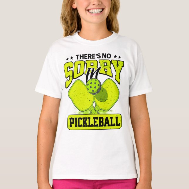 Funny Es gibt keine Entschuldigung in Pickleball V T-Shirt (Vorderseite)