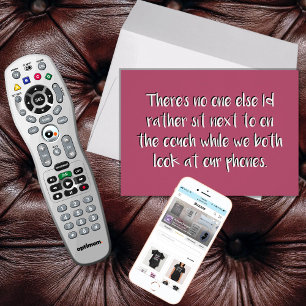 Funny Es gibt niemanden, den ich lieber hätte Feiertagskarte