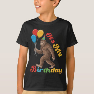 Funny Es ist mein Geburtstag Bigfoot Sasquatch Par T-Shirt