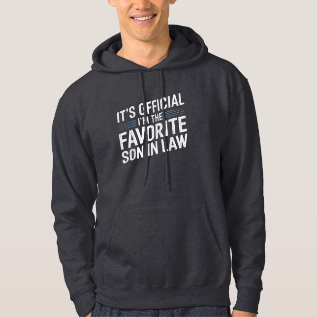 Funny Es ist Offiziell, dass ich der Lieblingsschw Hoodie (Vorderseite)