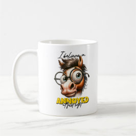 Funny Esel Ich glaube an Annoyed at First Sight Kaffeetasse