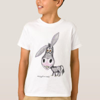 Funny Esel niedlicher T - Shirt