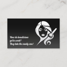 💅 Funny Esthetician Makeup Beautician Visitenkarte