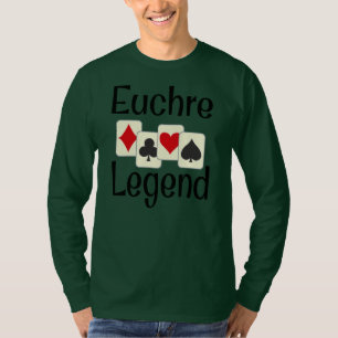 Funny Euchre Legend Card Game Lover Gewinner T-Shirt