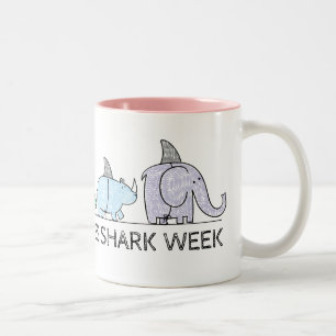 Funny Everywhere Lieben Shark Week Kaffee Tasse
