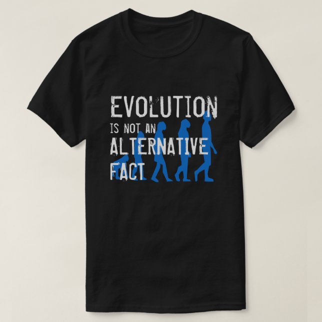 Funny "Evolution ist keine Alternative" T-Shirt (Design vorne)