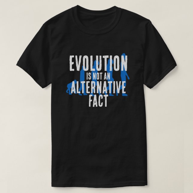 Funny "Evolution ist keine Alternative" T-Shirt (Design vorne)