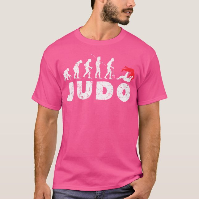 Funny Evolution Japan Judoka Judo T-Shirt (Vorderseite)