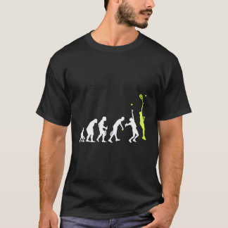 Funny Evolution Tennis Player T-Shirt