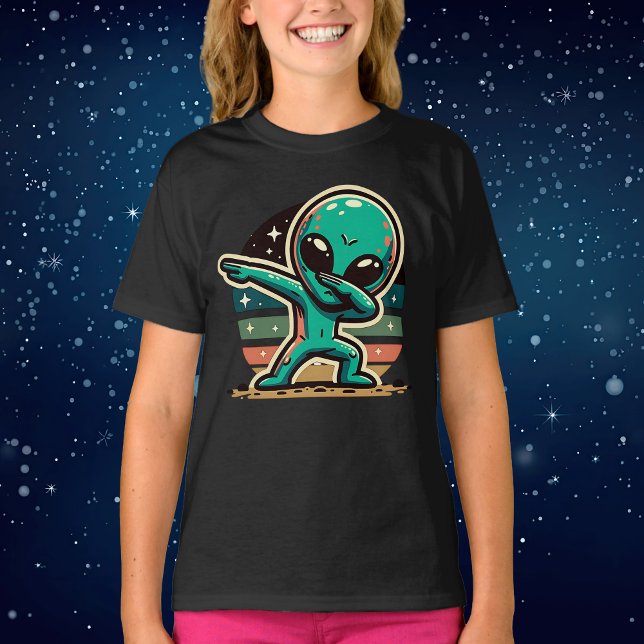 Funny Extraterrestristristrial Alien Dabbing T-Shirt (Von Creator hochgeladen)