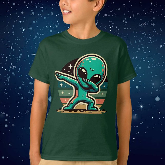 Funny Extraterrestristristrial Alien Dabbing T-Shirt (Von Creator hochgeladen)
