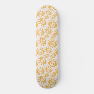 Funny Eyes Pattern Skateboard