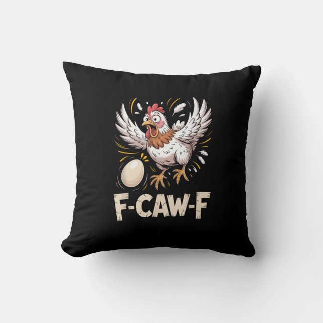 Funny F Caw F Hen Creative Casual Style Kissen (Vorderseite)