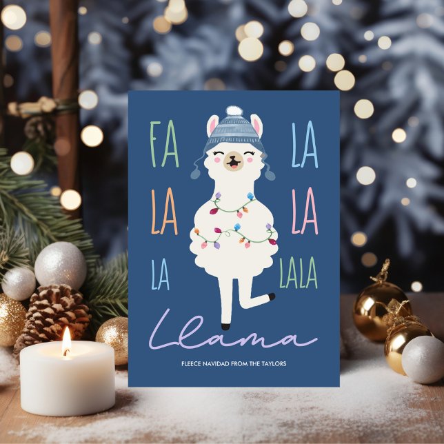 Funny Fa La Llama Fleece Navidad Weihnachten (Von Creator hochgeladen)
