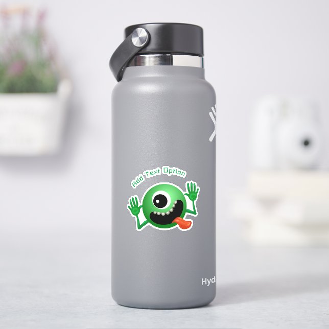 Funny Face Alien Aufkleber (HydroFlask)