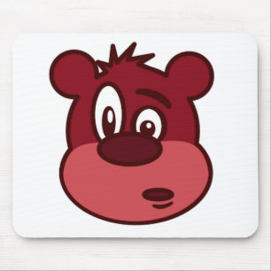 FUNNY FACE BEAR MOUSEPAD