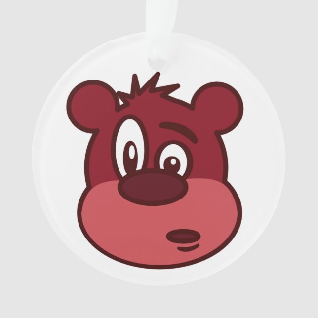 FUNNY FACE BEAR ORNAMENT (Vorderseite)