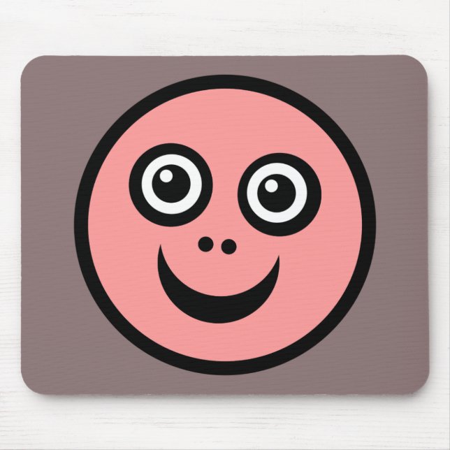 Funny Face (color me) - Pink Mousepad (Vorne)