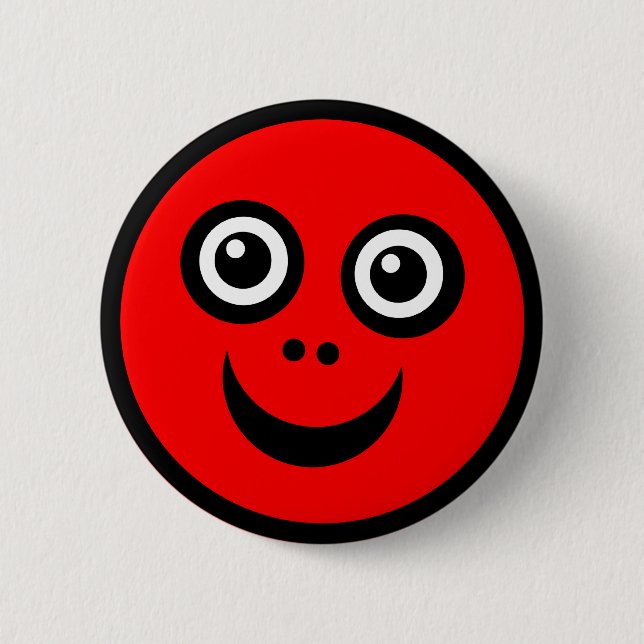 Funny Face (color me) - Red Button (Vorderseite)