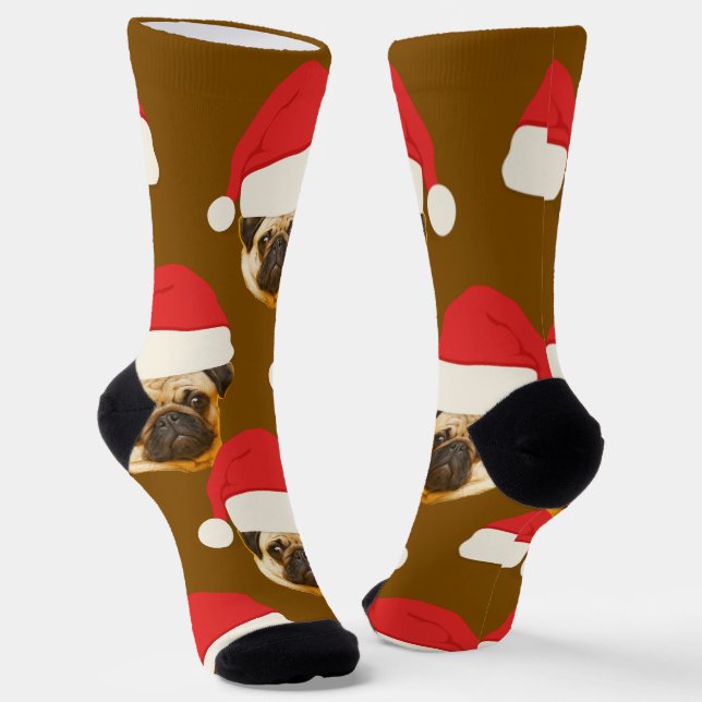 Funny Face | Der Hut des Weihnachtsmanns und das G Socken (Gewinkelt)