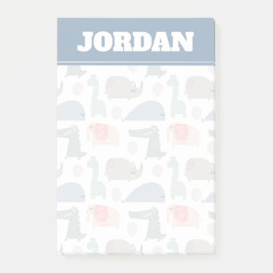 Funny Face Niedlich Doodle Tiermuster Post-it Klebezettel