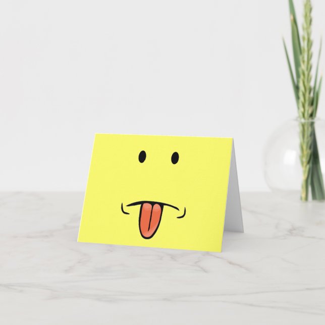 Funny face notecards karte (Vorderseite)