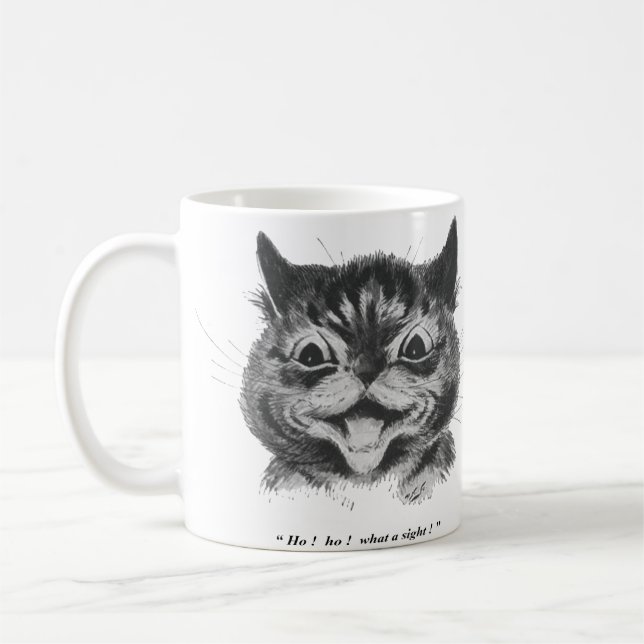 Funny Face of Cat (3), Louis Wain Kaffeetasse (Links)