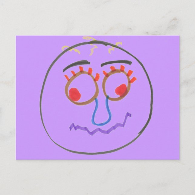 Funny Faces Postcard Postkarte (Vorderseite)