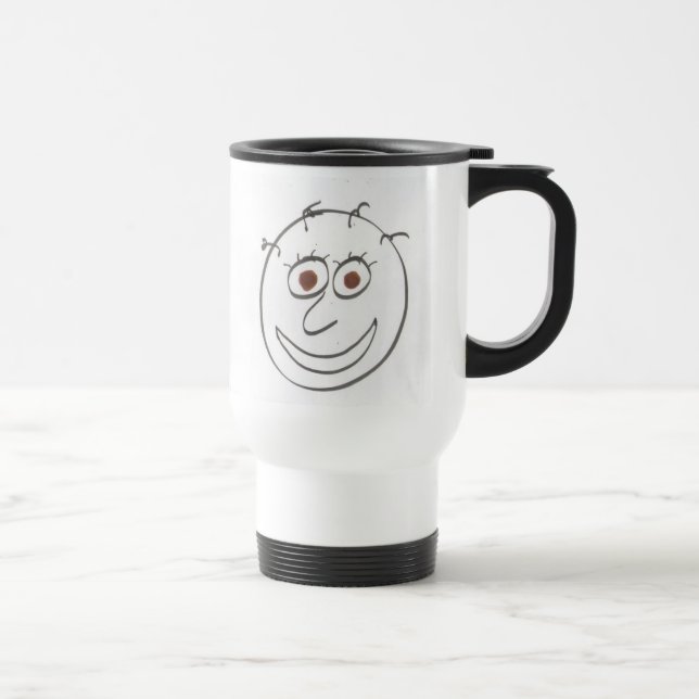 Funny Faces Travel Mug Reisebecher (Rechts)