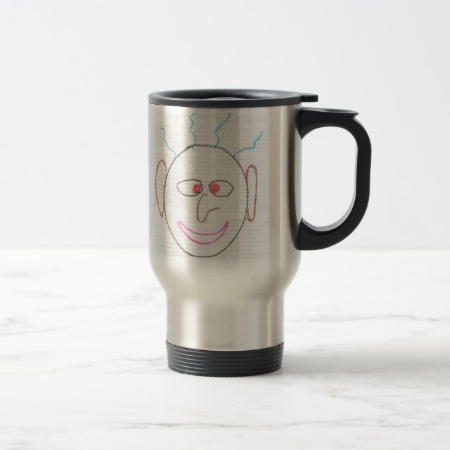 Funny Faces Travel Mug Reisebecher (Rechts)