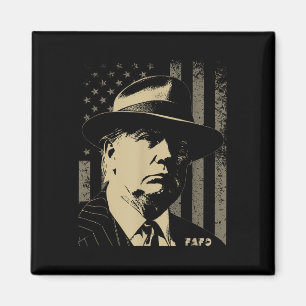 Funny Fafo Trump Foto USA Flag Retro erschüttert Magnet