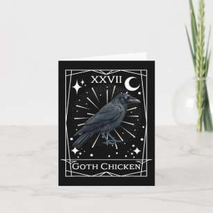 Funny Fairycore Tarot Gothic Witchcraft Chicken De Karte