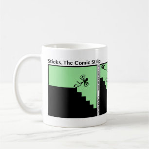Funny Fall Down the Stairs Stickman Tasse - 003