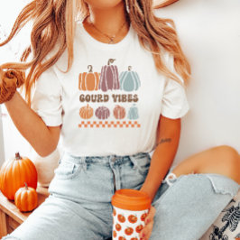 Funny Fall Gourd Vibes T-Shirt