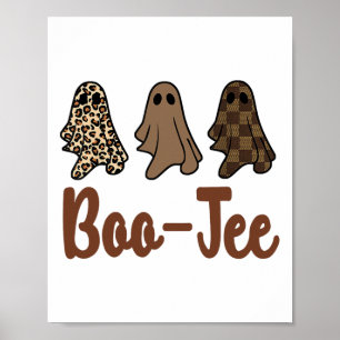 Funny Fall Halloween Ghost Boujee Boo-jee Spooky S Poster