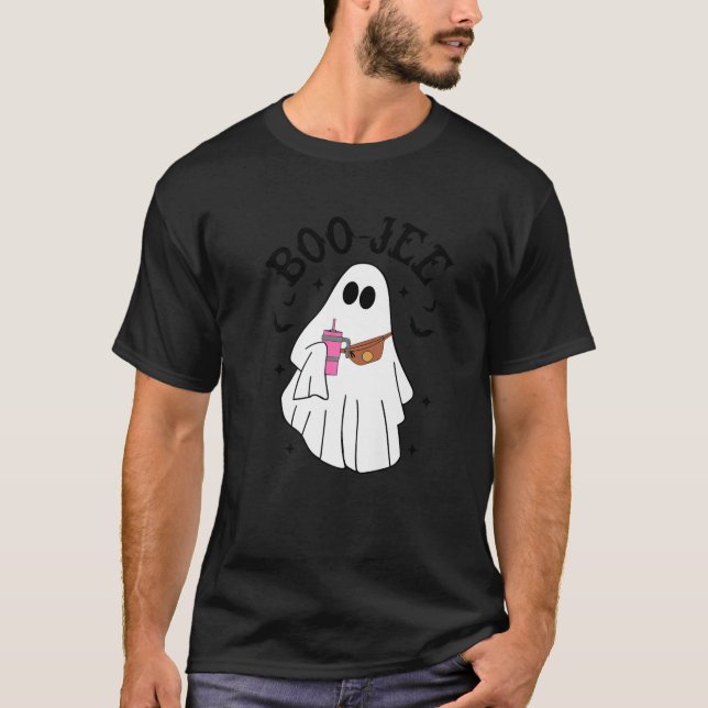 Funny Fall Halloween Ghost Boujee Boo Jee Spooky S T-Shirt (Vorderseite)